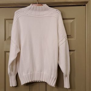 Lulu's White Turtleneck Sweater
